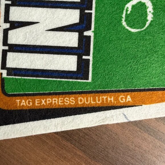 Vintage 1996 Indianapolis Colts Felt Pennant NFLP Tag Express - Picture 4 of 15